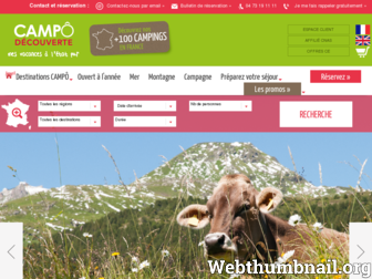 campo-decouverte.com website preview