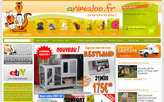 animaloo.fr website preview