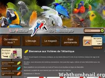 volieres-atlantique.fr website preview