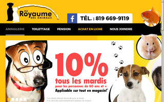 animaleriegatineau.com website preview