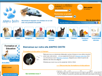 anipro-distri.net website preview