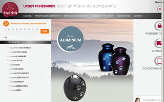 boutique.incineris.fr website preview