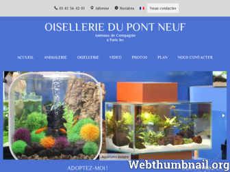 animalerie-paris.fr website preview