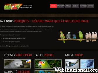 elevage-un-amour-de-perroquet.com website preview