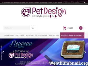 petdesign.fr website preview