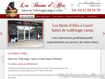 les-bains-dalea.fr website preview