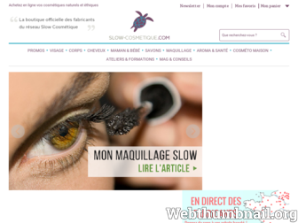 slow-cosmetique.com website preview