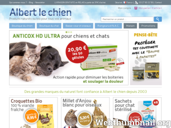 albertlechien.fr website preview