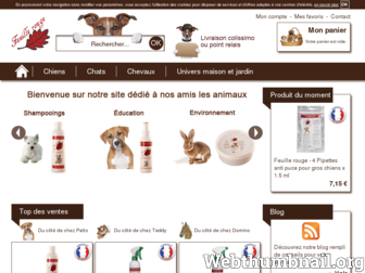 animaux.feuillerouge.com website preview