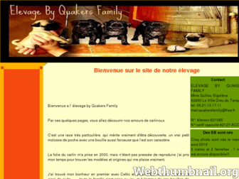 quakersfamily.free.fr website preview
