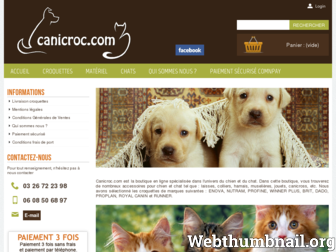 canicroc.com website preview