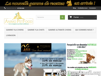 animo-petfood.com website preview