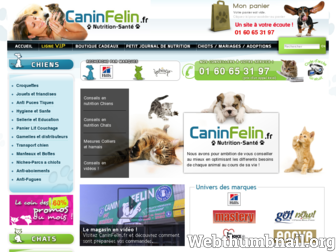 caninfelin.fr website preview