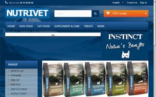 nutrivet.fr website preview