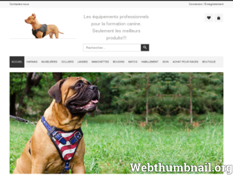 boutique-harnais-pour-chiens.fr website preview