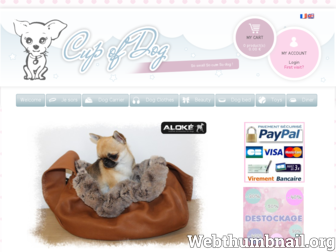 cupofdog.fr website preview