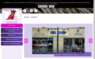 dog-shop.fr website preview