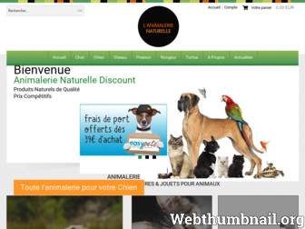 lanimalerienaturelle.com website preview