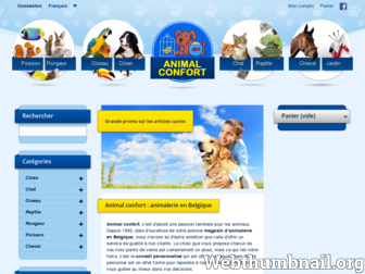 animal-confort.be website preview