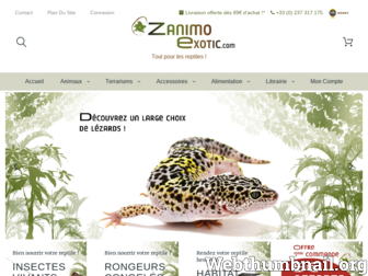 zanimoexotic.com website preview