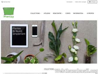 plantzy.com website preview