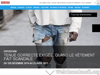 lesartsdecoratifs.fr website preview