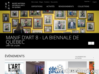 mnbaq.org website preview