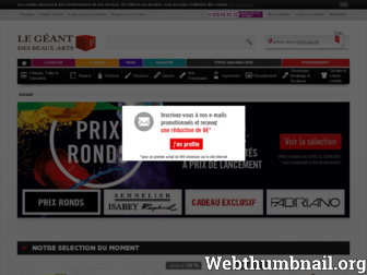 geant-beaux-arts.fr website preview