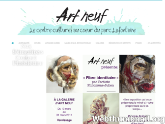 artneuf.net website preview