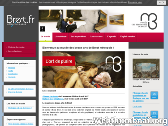 musee-brest.com website preview