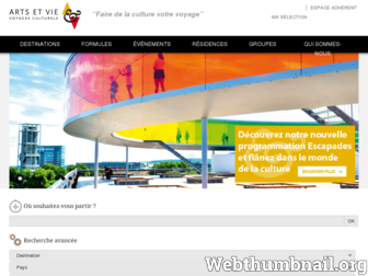 artsetvie.com website preview