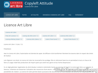 artlibre.org website preview