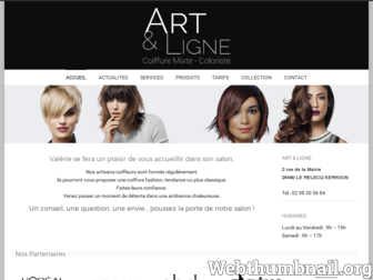 artetligne.fr website preview