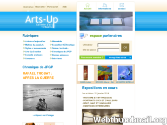 arts-up.info website preview