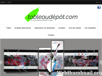 tableaudepot.com website preview