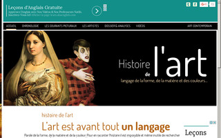 histoiredelart.net website preview