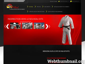 kmj-arts-martiaux.com website preview
