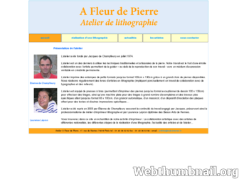 afleurdepierre.fr website preview