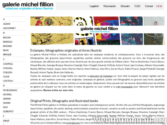 michelfillion.com website preview