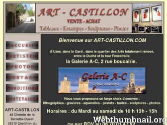 art-castillon.com website preview