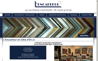 encadreur.fr website preview