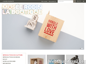 boutique.musee-rodin.fr website preview