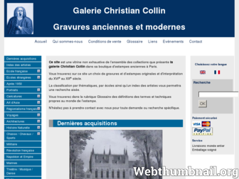 collin-estampes.fr website preview