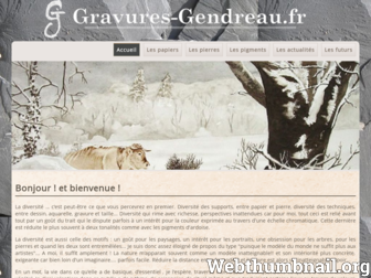 gravures-gendreau.fr website preview