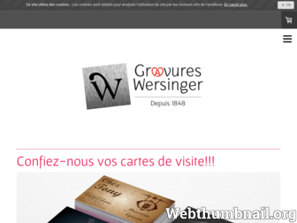 gravures-wersinger.fr website preview