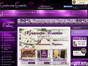 gravure-events.fr website preview