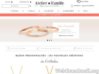 atelierdefamille.fr website preview