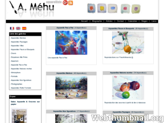 andremehu-aquarelles.com website preview