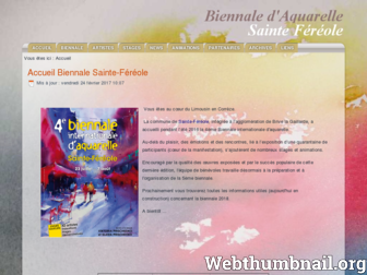 biennaledaquarelle.fr website preview