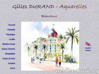 gillesdurand.fr website preview